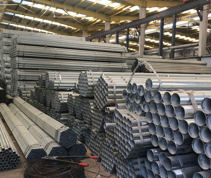 博兴q235b热镀锌带钢管